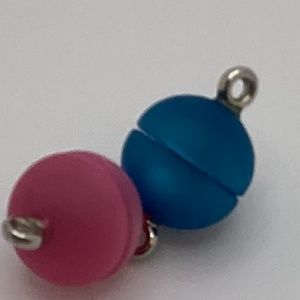 Clasp for jewelry making, magnetic Claspgarten pearlized clasp